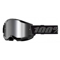 100% STRATA 2 ZATEMNJENA MOTOKROS OČALA BLACK